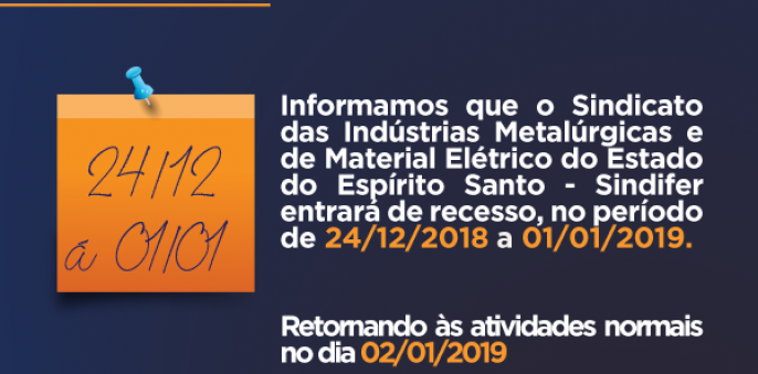 Comunicado de Recesso